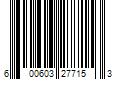 Barcode Image for UPC code 600603277153