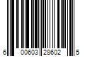 Barcode Image for UPC code 600603286025