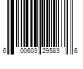 Barcode Image for UPC code 600603295836