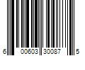 Barcode Image for UPC code 600603300875