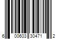 Barcode Image for UPC code 600603304712