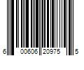 Barcode Image for UPC code 600606209755