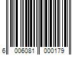 Barcode Image for UPC code 6006081000179