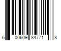 Barcode Image for UPC code 600609847718