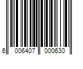 Barcode Image for UPC code 6006407000630