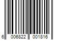 Barcode Image for UPC code 6006822001816