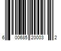 Barcode Image for UPC code 600685200032