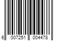 Barcode Image for UPC code 6007251004478