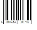 Barcode Image for UPC code 6007414000705