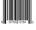 Barcode Image for UPC code 600753121542