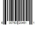 Barcode Image for UPC code 600753204511