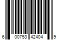 Barcode Image for UPC code 600753424049