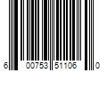 Barcode Image for UPC code 600753511060