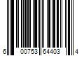 Barcode Image for UPC code 600753644034