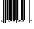 Barcode Image for UPC code 600753980187