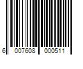 Barcode Image for UPC code 6007608000511