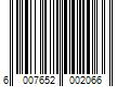 Barcode Image for UPC code 6007652002066