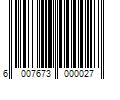 Barcode Image for UPC code 6007673000027