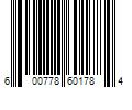 Barcode Image for UPC code 600778601784