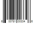 Barcode Image for UPC code 600781003346