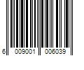 Barcode Image for UPC code 6009001006039