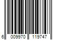 Barcode Image for UPC code 6009970119747