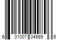 Barcode Image for UPC code 601007049896