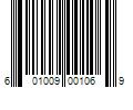 Barcode Image for UPC code 601009001069