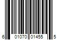 Barcode Image for UPC code 601070014555