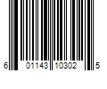 Barcode Image for UPC code 601143103025