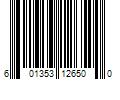 Barcode Image for UPC code 601353126500