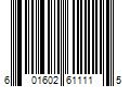 Barcode Image for UPC code 601602611115