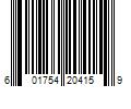 Barcode Image for UPC code 601754204159