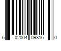 Barcode Image for UPC code 602004098160