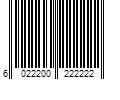 Barcode Image for UPC code 6022200222222