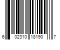 Barcode Image for UPC code 602310181907