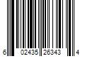 Barcode Image for UPC code 602435263434