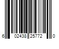 Barcode Image for UPC code 602438257720