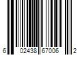 Barcode Image for UPC code 602438670062