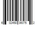 Barcode Image for UPC code 602458360752