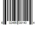 Barcode Image for UPC code 602465081404