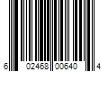 Barcode Image for UPC code 602468006404