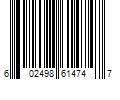 Barcode Image for UPC code 602498614747