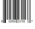 Barcode Image for UPC code 602508231537