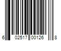 Barcode Image for UPC code 602517001268