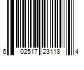 Barcode Image for UPC code 602517231184