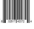 Barcode Image for UPC code 602517420724