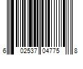 Barcode Image for UPC code 602537047758