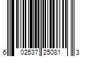 Barcode Image for UPC code 602537250813