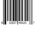 Barcode Image for UPC code 602537453207